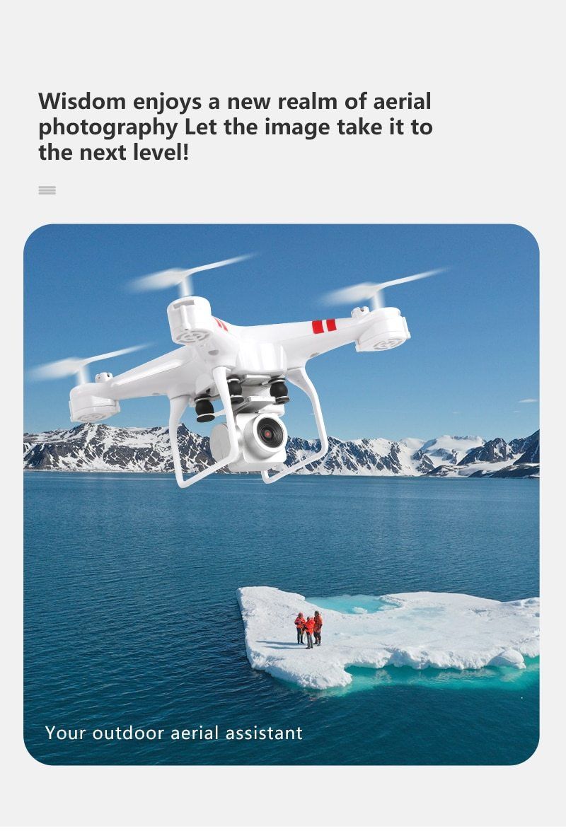 New Drone 4k Camera HD Wifi Fixed Height Four-Axis Helicopter Drones Smart Home Advances