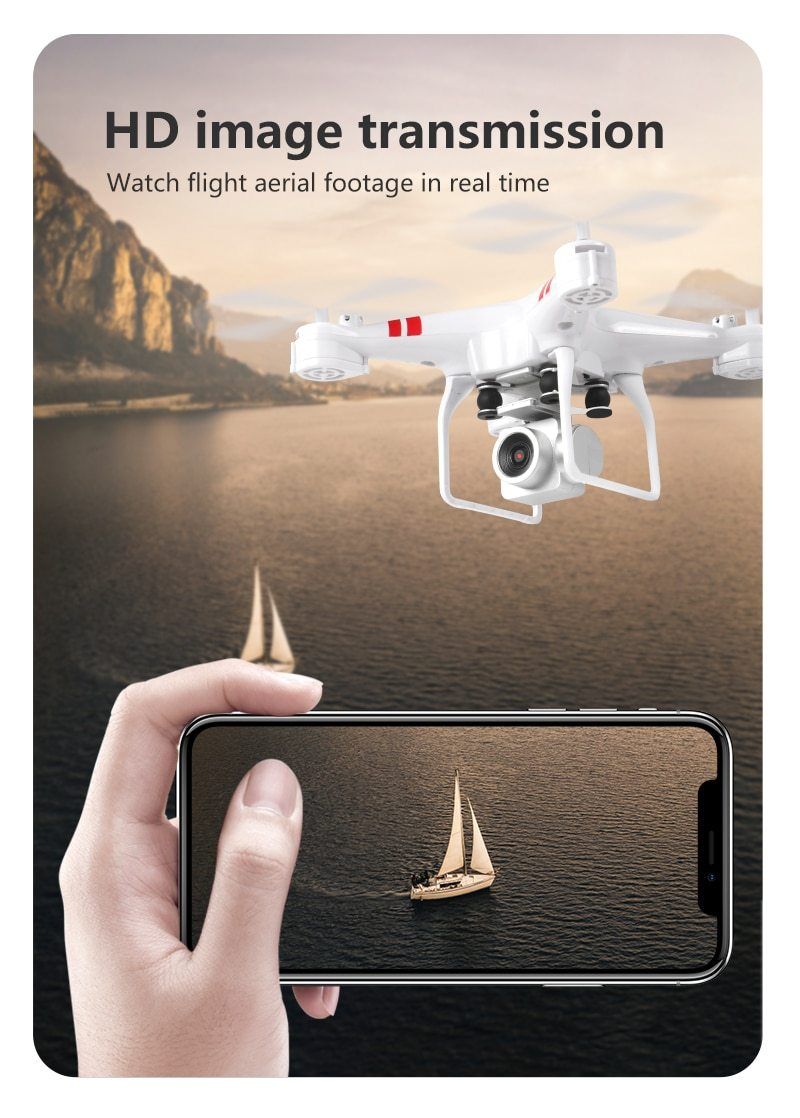 New Drone 4k Camera HD Wifi Fixed Height Four-Axis Helicopter Drones Smart Home Advances