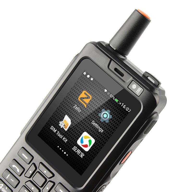 UNIWA Zello Walkie Talkie 4G Mobile Phone 4000mAh Waterproof Rugged 2.4'' Touch Screen