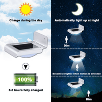 16 LED Solar Power Motion Sensor Garden Security Lights - Smart Home Advances