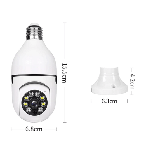 360° 1080P IP E27 Light Bulb Camera Wi - Fi IR Night Smart Home Wireless - Smart Home Advances