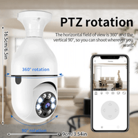 360° 1080P IP E27 Light Bulb Camera Wi - Fi IR Night Smart Home Wireless - Smart Home Advances