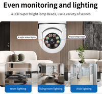 360° 1080P IP E27 Light Bulb Camera Wi - Fi IR Night Smart Home Wireless - Smart Home Advances