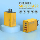 4 Ports USB C PD Charger Quick Charge 3.0 Type C USB Phone Chargers Fast Charging Adapter For iPhone 15 14 Samsung Xiaomi Huawei - Smart Home Advances