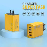 4 Ports USB C PD Charger Quick Charge 3.0 Type C USB Phone Chargers Fast Charging Adapter For iPhone 15 14 Samsung Xiaomi Huawei - Smart Home Advances
