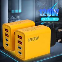 4 Ports USB C PD Charger Quick Charge 3.0 Type C USB Phone Chargers Fast Charging Adapter For iPhone 15 14 Samsung Xiaomi Huawei - Smart Home Advances