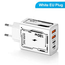4 Ports USB C PD Charger Quick Charge 3.0 Type C USB Phone Chargers Fast Charging Adapter For iPhone 15 14 Samsung Xiaomi Huawei - Smart Home Advances