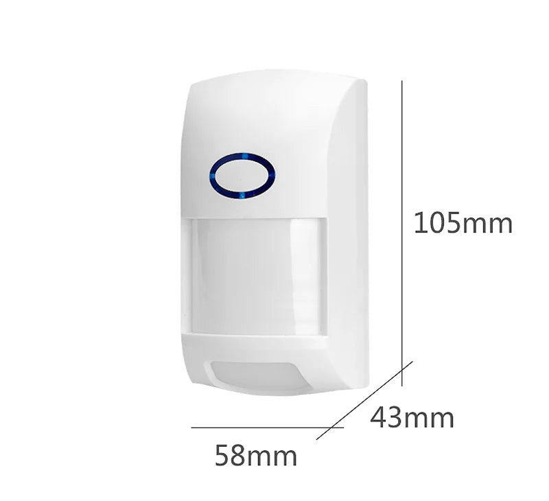 433MHz Infrared Detector Indoor PIR Motion Sensor Wireless eV1527 Home RF Sensor For Smart Life Security Alarm System - Smart Home Advances