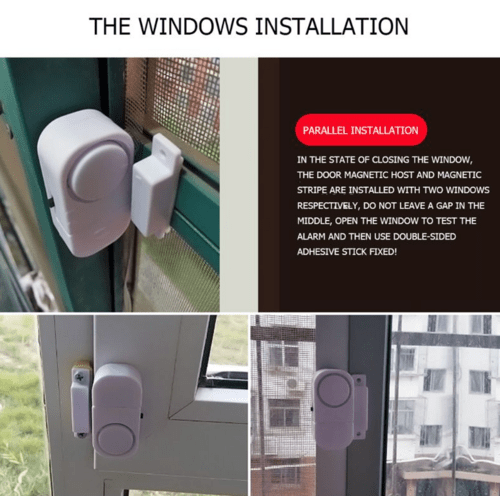 6 PCS WIRELESS Home Window Door Burglar Security ALARM System Magnetic - Smart Home Advances