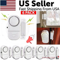 6 PCS WIRELESS Home Window Door Burglar Security ALARM System Magnetic - Smart Home Advances