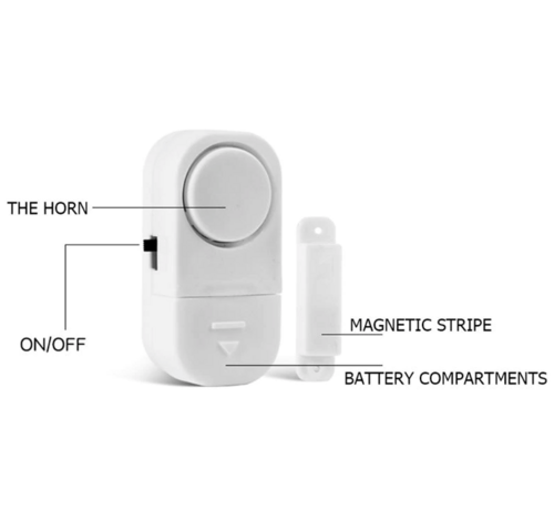 6 PCS WIRELESS Home Window Door Burglar Security ALARM System Magnetic - Smart Home Advances