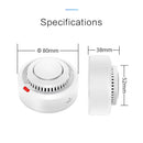 Tuya Smart WiFi Smoke Sensor Fire Protection Smoke Detector 85dB Sound Security System Firefighters  Smartlife APP Control