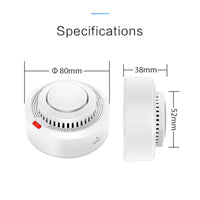 Tuya Smart WiFi Smoke Sensor Fire Protection Smoke Detector 85dB Sound Security System Firefighters  Smartlife APP Control