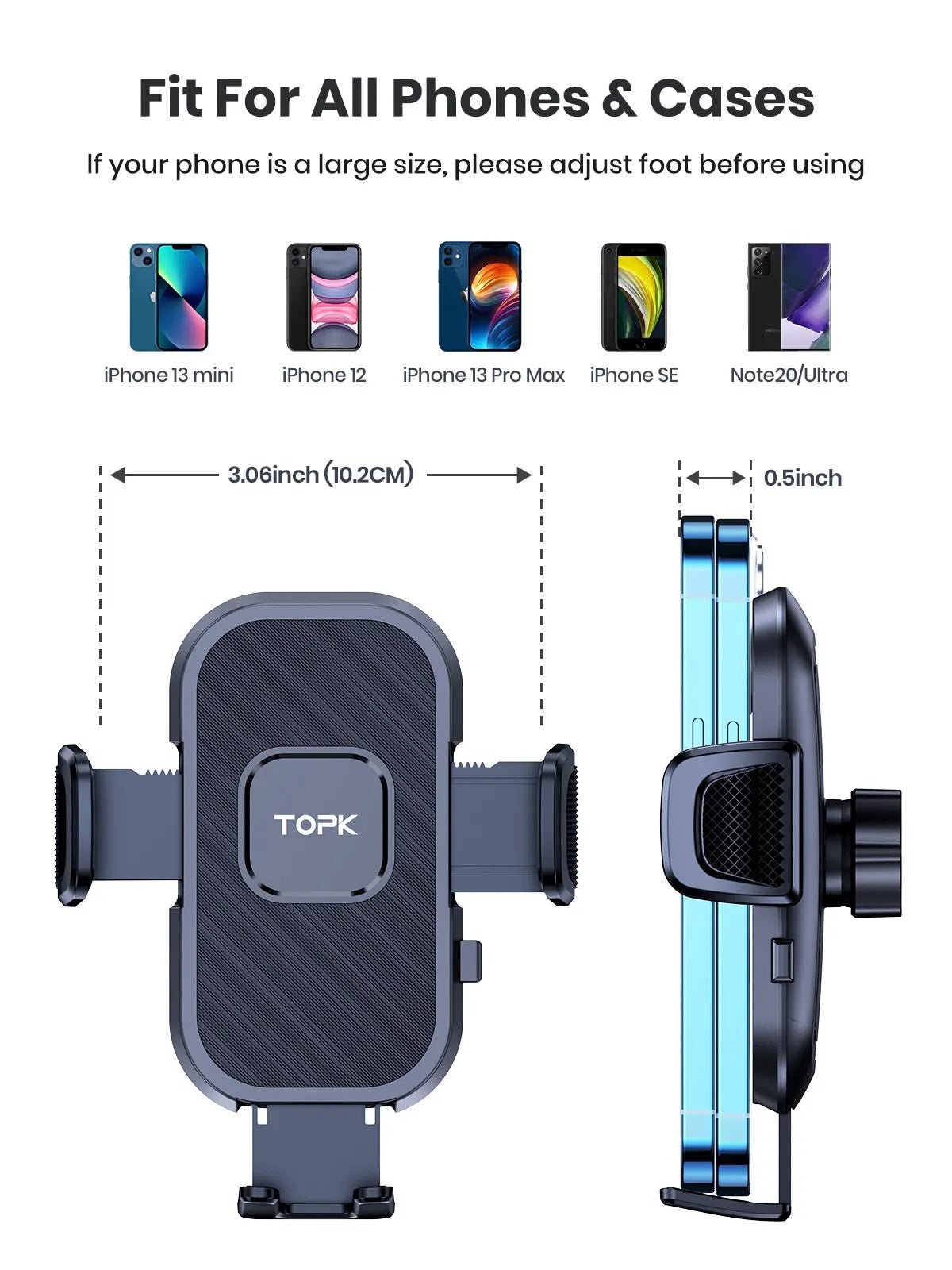 Car Phone Holder Gravity Stand for iPhone Xiaomi Samsung Car Mobile Support for Dashboard Windshield Air Vent Phone Mount - Smart Home Advances