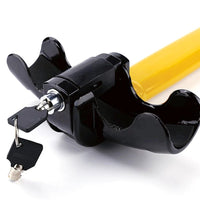 Car Steering Wheel Lock Heavy Duty Stainless Lock Universal Anti - theft Car/Van Security Rotary Enhance Automobile Security - Smart Home Advances