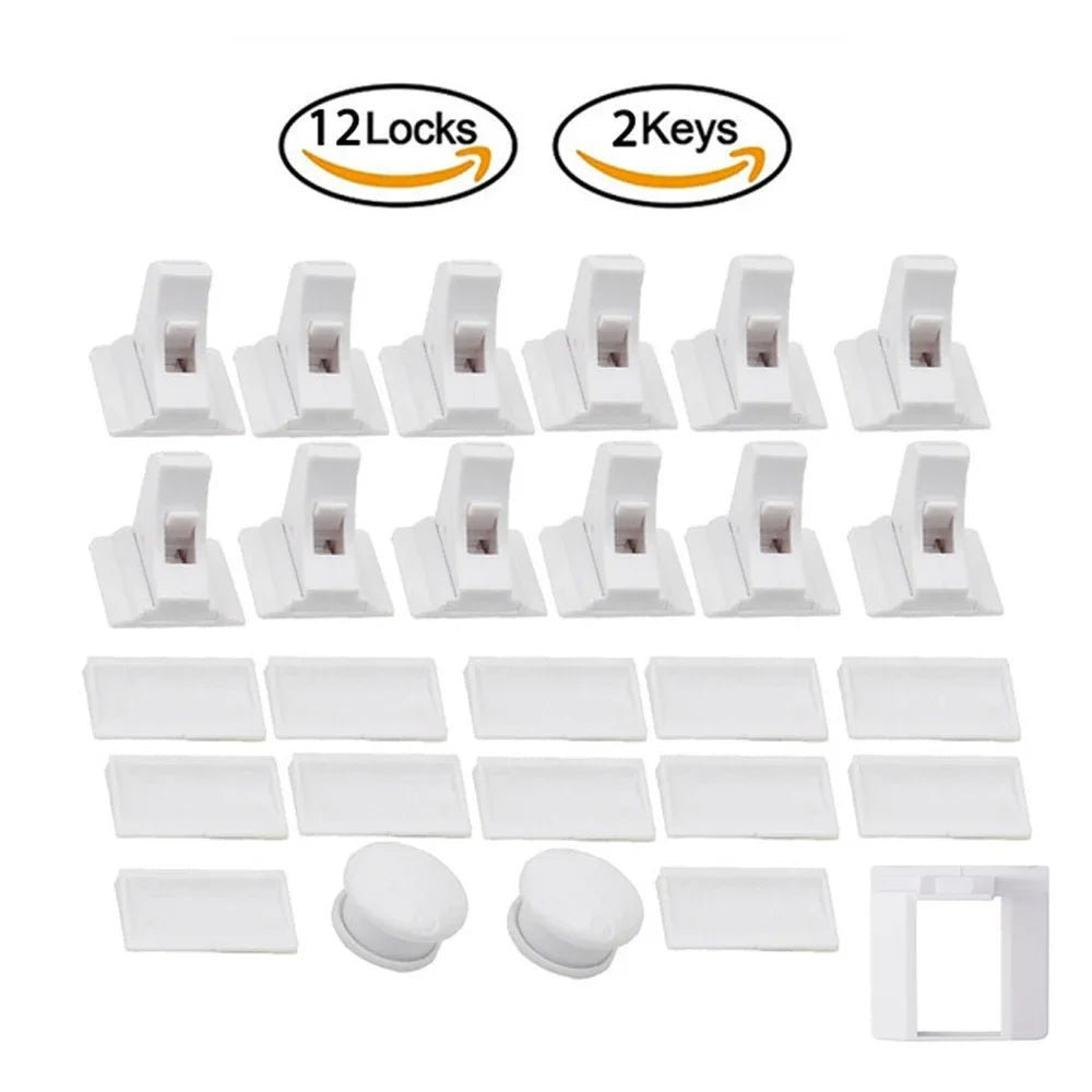 Children Protection Baby Safety Lock Magnetic Child Lock Drawer Latch Cabinet Door Lock Limiter Children Security Locks - Smart Home Advances