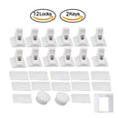 Children Protection Baby Safety Lock Magnetic Child Lock Drawer Latch Cabinet Door Lock Limiter Children Security Locks - Smart Home Advances