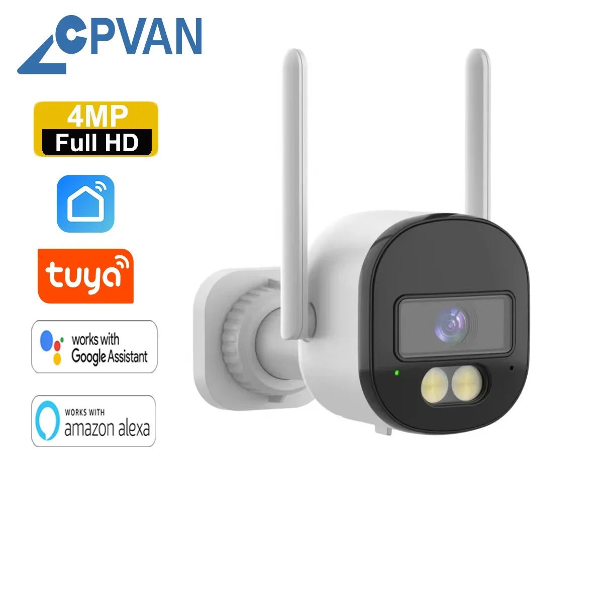 CPVAN Tuya smart Home Alarm System Wireless WiFi 4G 7 inch Home burglar Security Protection Alarm Kit Built - in 5000mAh Battery - Smart Home Advances