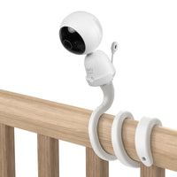Flexible Twist Mount Bracket for eufy Security 720P Video Baby Monitor Camera,Attaches to Crib Cot Shelves or Furniture - Smart Home Advances