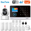 GauTone PG103 Tuya 4G 3G Alarm System GSM Home Security With IP Camera Wireless Solar Siren Support Alexa Smart Life - Smart Home Advances