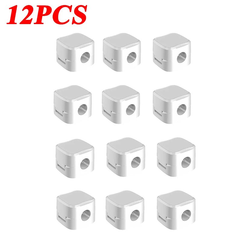 Magnetic Cable Clip Cable Holder Adhesive Wire Keeper Cord Cable Organizer for Home Office Under Desk Management - Smart Home Advances