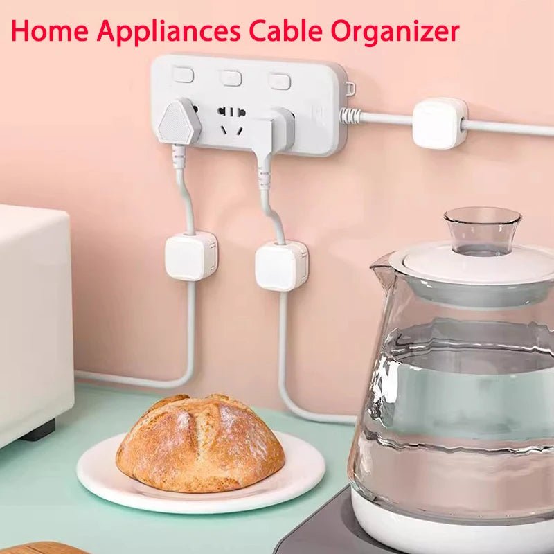 Magnetic Cable Clip Cable Holder Adhesive Wire Keeper Cord Cable Organizer for Home Office Under Desk Management - Smart Home Advances