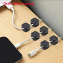 Magnetic Cable Clip Cable Holder Adhesive Wire Keeper Cord Cable Organizer for Home Office Under Desk Management - Smart Home Advances