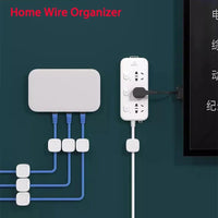 Magnetic Cable Clip Cable Holder Adhesive Wire Keeper Cord Cable Organizer for Home Office Under Desk Management - Smart Home Advances