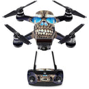 MightySkins DJSPCMB - Psycho Skull Skin Decal for DJI Spark Mini Drone C - Smart Home Advances