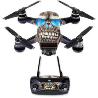 MightySkins DJSPCMB - Psycho Skull Skin Decal for DJI Spark Mini Drone C - Smart Home Advances