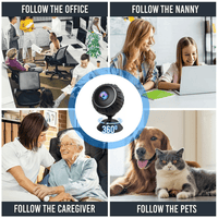 Mini Hidden Spy Nanny Camera Wireless Home Security HD - Smart Home Advances