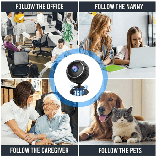 Mini Hidden Spy Nanny Camera Wireless Home Security HD - Smart Home Advances