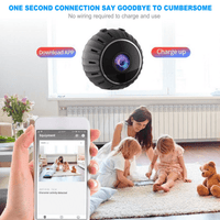 Mini Hidden Spy Nanny Camera Wireless Home Security HD - Smart Home Advances