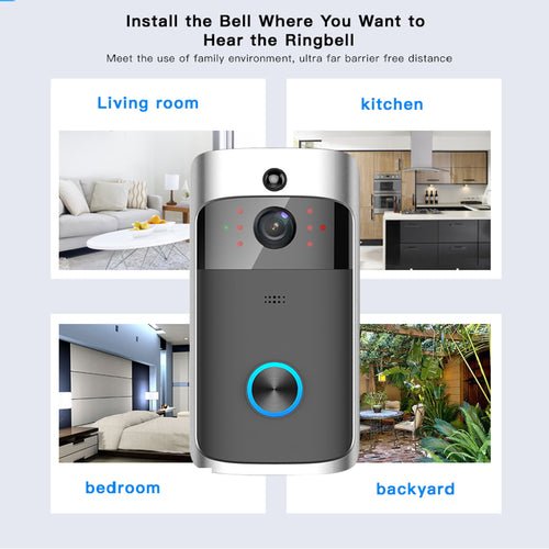 Remote Monitoring Doorbell WIFI Smart Visible - Smart Home Advances