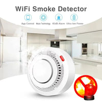 Tuya Smart WiFi Smoke Sensor Fire Protection Smoke Detector 85dB Sound Security System Firefighters Smartlife APP Control - Smart Home Advances