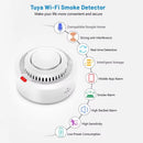 Tuya Smart WiFi Smoke Sensor Fire Protection Smoke Detector 85dB Sound Security System Firefighters Smartlife APP Control - Smart Home Advances