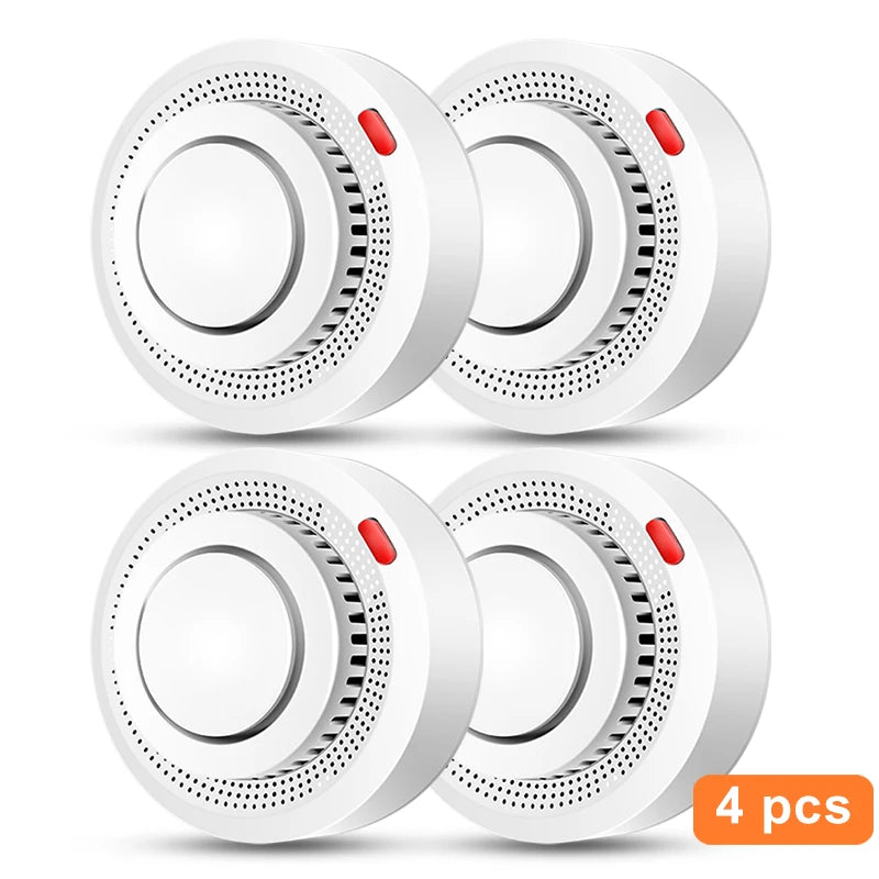 Tuya Smart WiFi Smoke Sensor Fire Protection Smoke Detector 85dB Sound Security System Firefighters Smartlife APP Control - Smart Home Advances