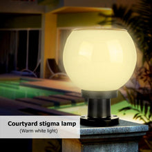 Load image into Gallery viewer, Waterproof Solar Power LED Bollard Light Outdoor Garden Garden Security Lamp