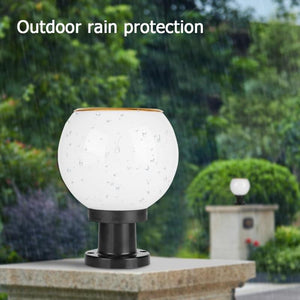 Waterproof Solar Power LED Bollard Light Outdoor Garden Garden Security Lamp