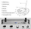 NVR Home Security Camera System 8 channels 1080P WiFi Security Night Vision Home Security Systems Smart Home Advances 