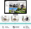 ZOSI Home Security Camera System, 8 Channel Surveillance DVR 1080p Weatherproof Dome Camera Home Security Systems Smart Home Advances 