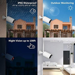 NVR Home Security Camera System 8 channels 1080P WiFi Security Night Vision Home Security Systems Smart Home Advances 