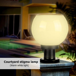 Waterproof Solar Power LED Bollard Light Outdoor Garden Garden Security Lamp