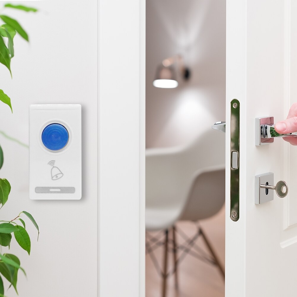 Smart Wireless Remote Control Doorbell 32 Tune Songs Battery Powered Security Electric Door Ring