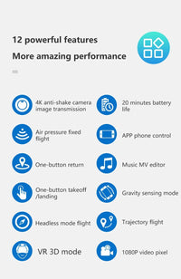 New Drone 4k Camera HD Wifi Fixed Height Four - Axis Helicopter - Smart Home Advances