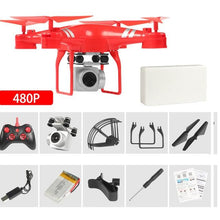 Load image into Gallery viewer, New Drone 4k Camera HD Wifi Fixed Height Four-Axis Helicopter Drones Smart Home Advances 480P 2 China 