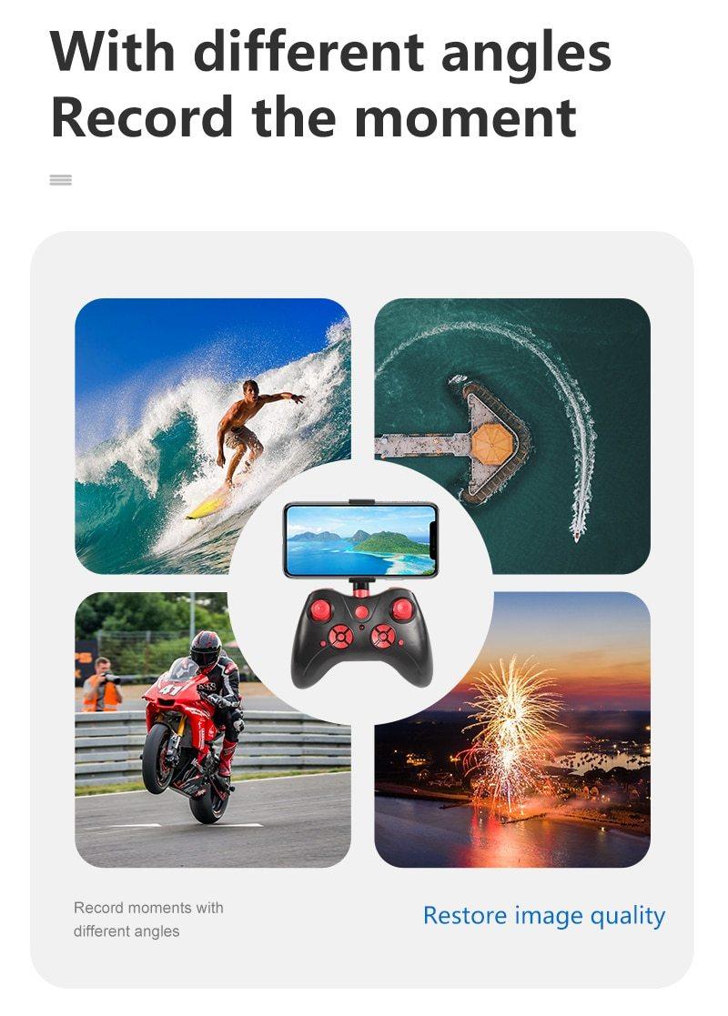 New Drone 4k Camera HD Wifi Fixed Height Four-Axis Helicopter Drones Smart Home Advances 