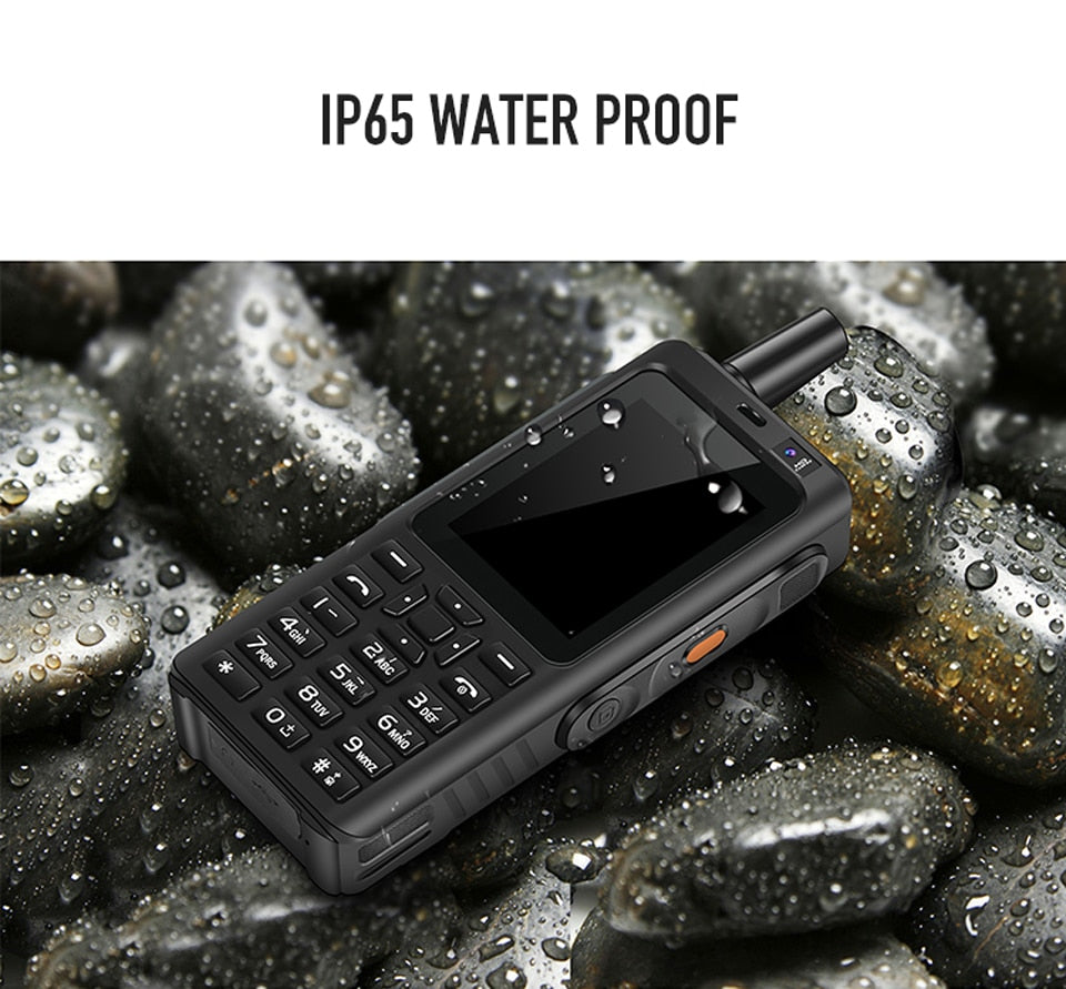 UNIWA Zello Walkie Talkie 4G Mobile Phone 4000mAh Waterproof Rugged 2.4'' Touch Screen