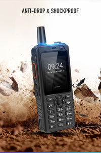 UNIWA Zello Walkie Talkie 4G Mobile Phone 4000mAh Waterproof Rugged 2.4'' Touch Screen