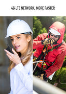 UNIWA Zello Walkie Talkie 4G Mobile Phone 4000mAh Waterproof Rugged 2.4'' Touch Screen